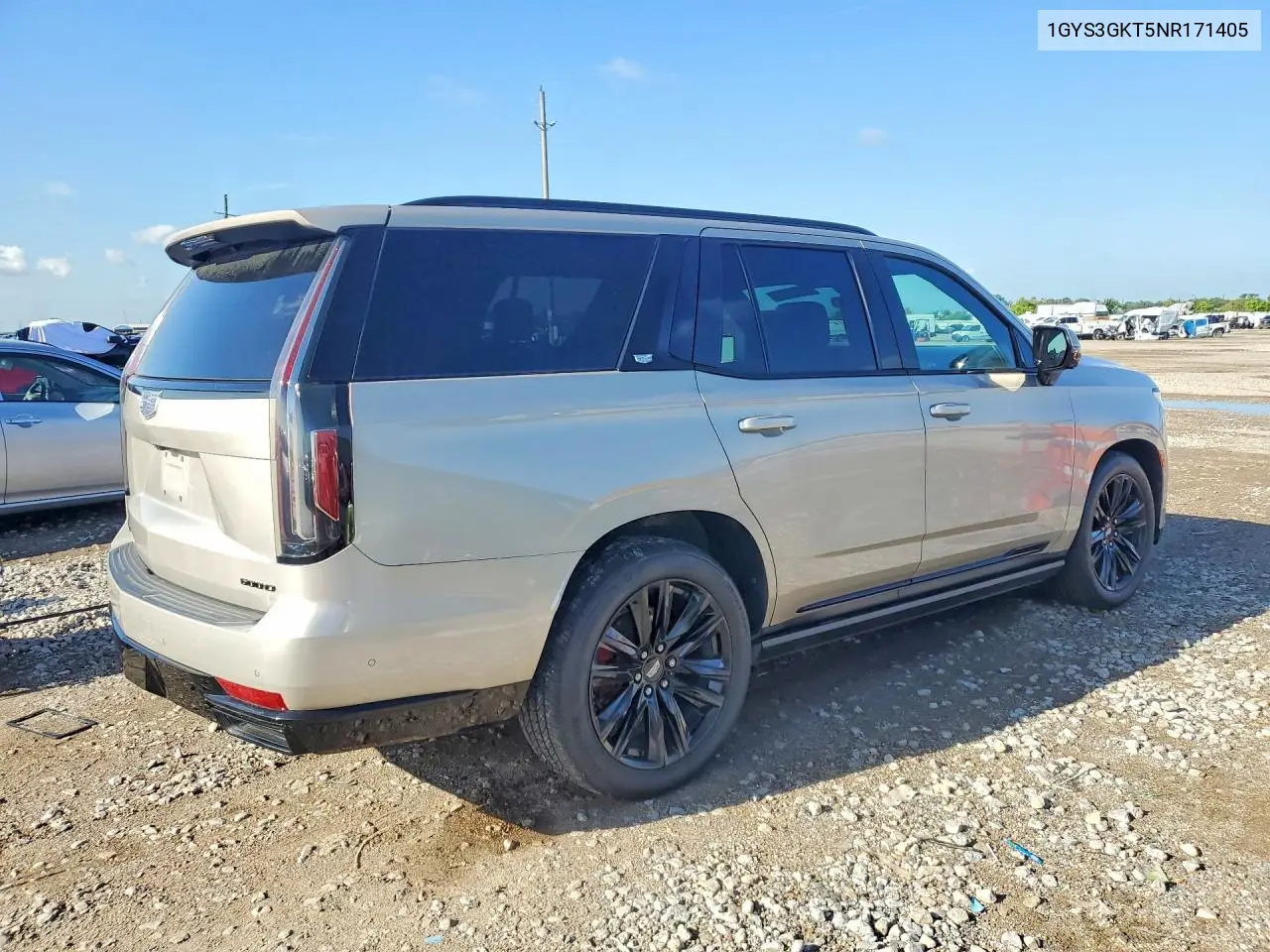 2022 Cadillac Escalade Sport Platinum VIN: 1GYS3GKT5NR171405 Lot: 60441576
