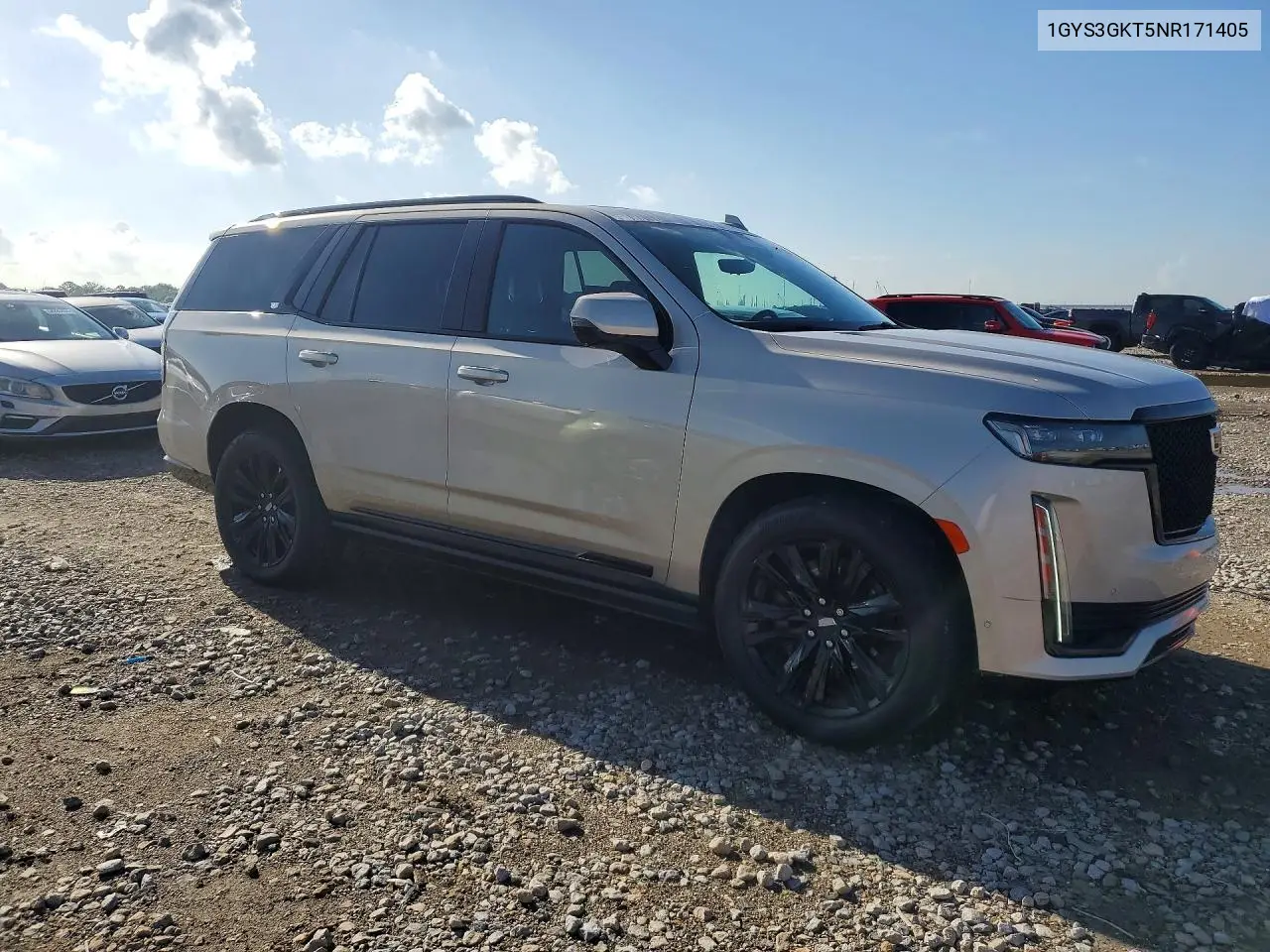 2022 Cadillac Escalade Sport Platinum VIN: 1GYS3GKT5NR171405 Lot: 60441576