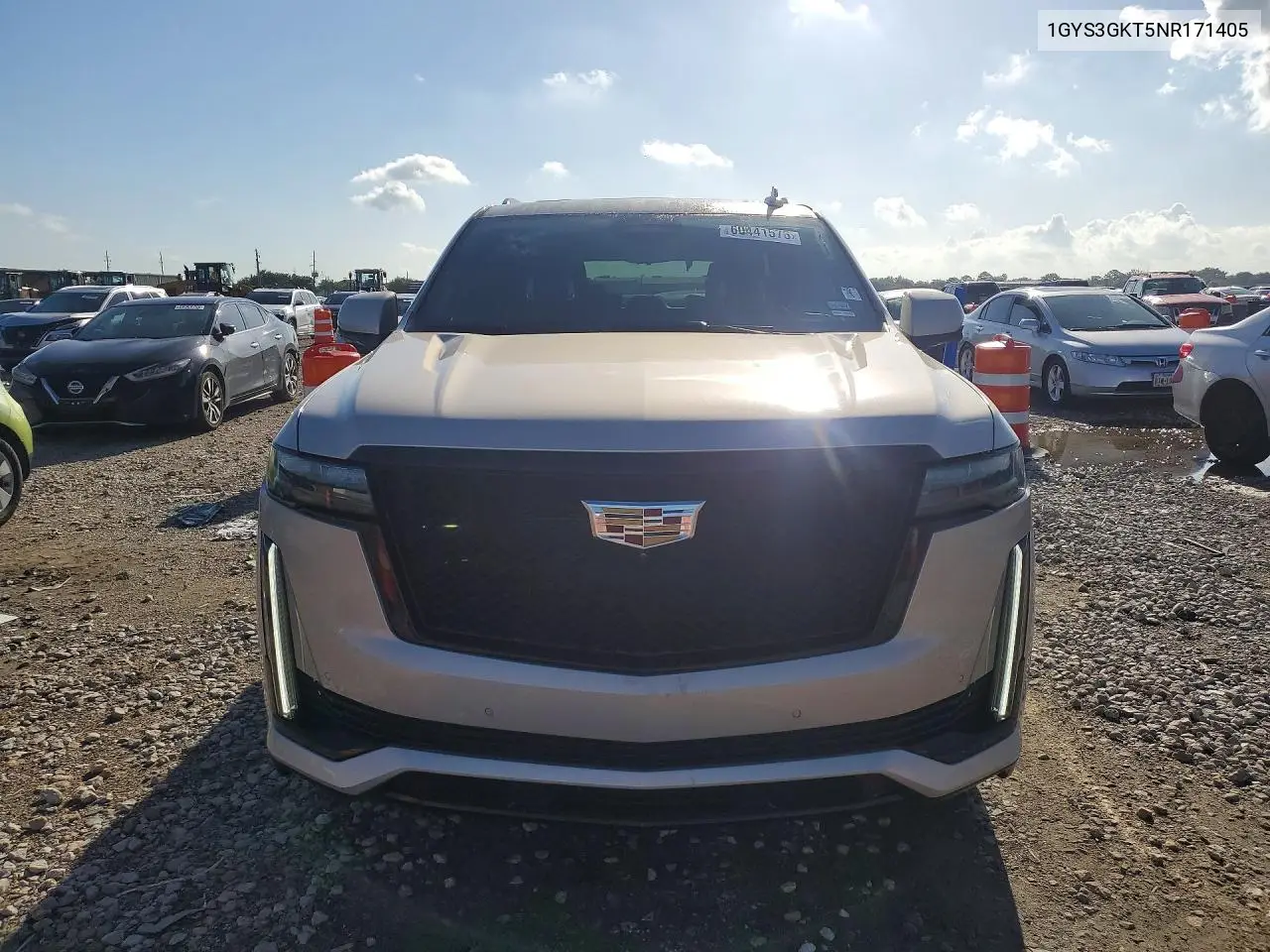 2022 Cadillac Escalade Sport Platinum VIN: 1GYS3GKT5NR171405 Lot: 60441576