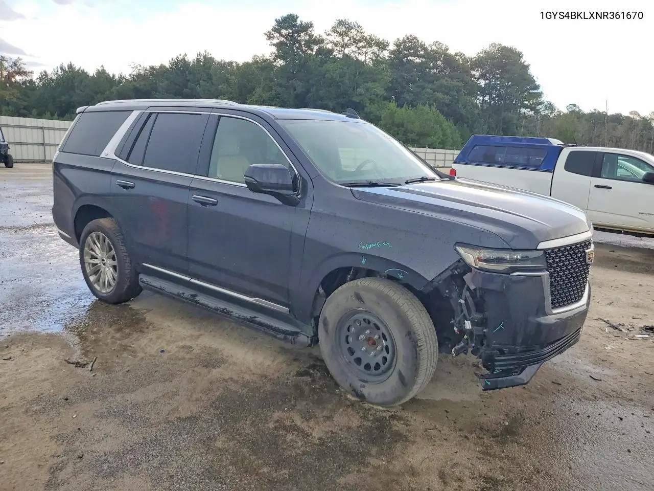2022 Cadillac Escalade Premium Luxury VIN: 1GYS4BKLXNR361670 Lot: 60859276