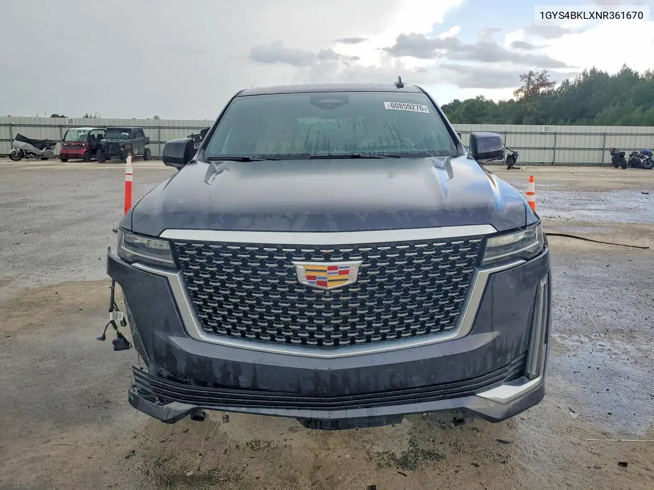 2022 Cadillac Escalade Premium Luxury VIN: 1GYS4BKLXNR361670 Lot: 60859276