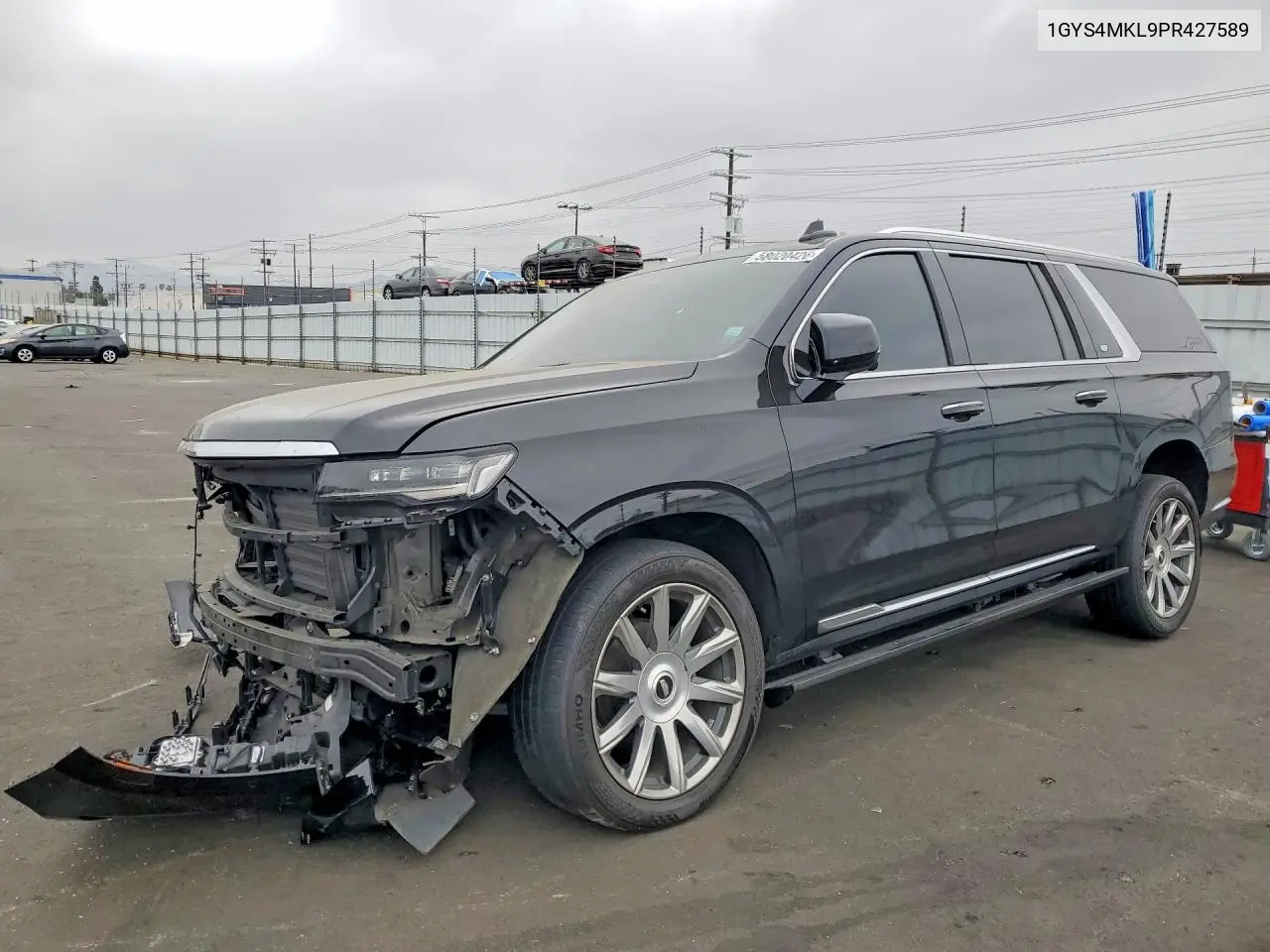 2023 Cadillac Escalade Esv Premium Luxury Platinum VIN: 1GYS4MKL9PR427589 Lot: 58020426