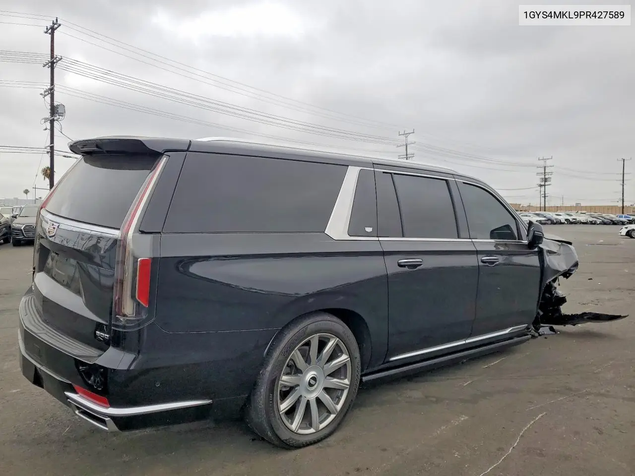 2023 Cadillac Escalade Esv Premium Luxury Platinum VIN: 1GYS4MKL9PR427589 Lot: 58020426