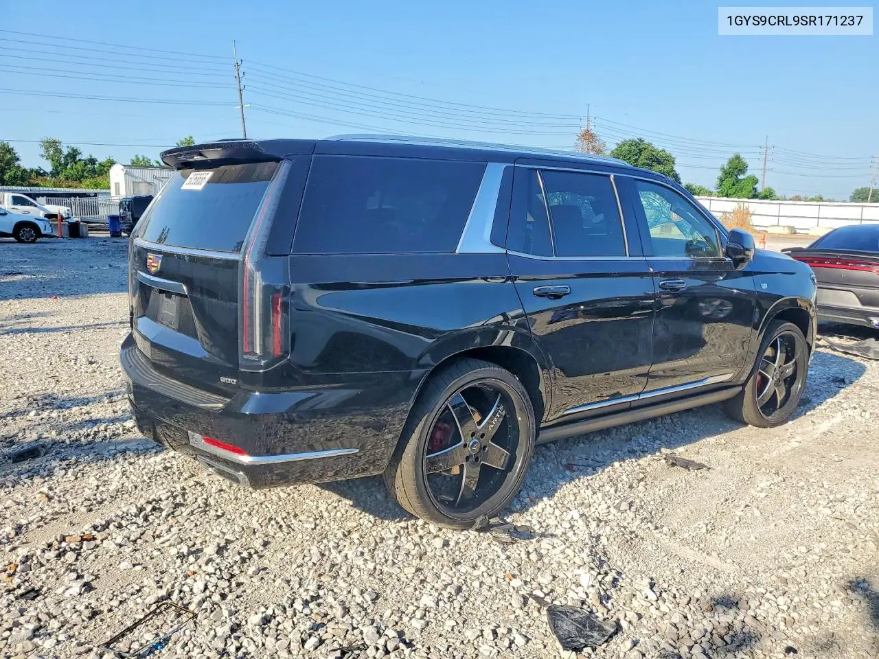 2025 Cadillac Escalade Premium Luxury VIN: 1GYS9CRL9SR171237 Lot: 60368656