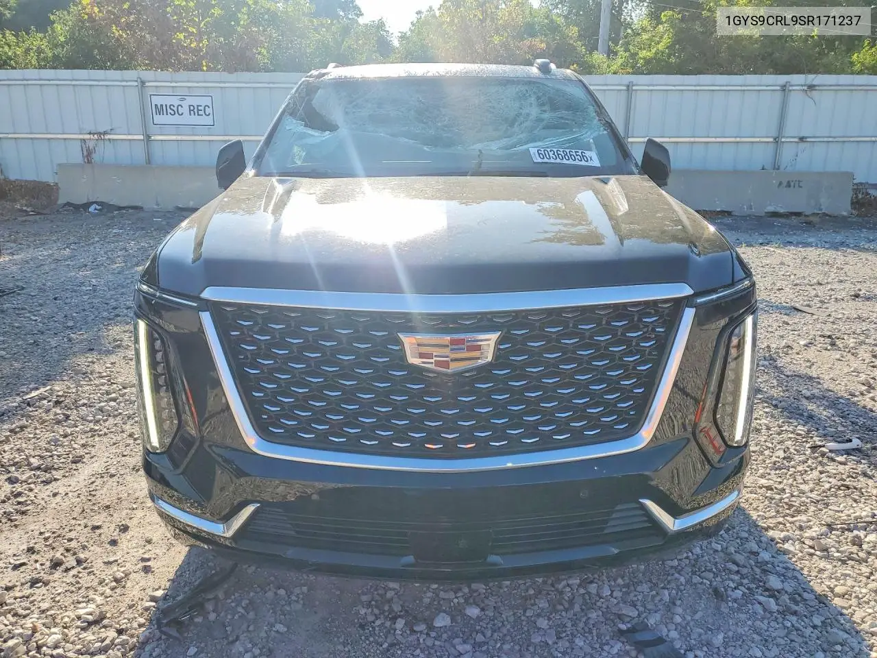 2025 Cadillac Escalade Premium Luxury VIN: 1GYS9CRL9SR171237 Lot: 60368656