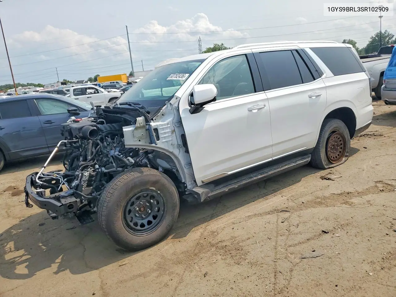 2025 Cadillac Escalade Premium Luxury VIN: 1GYS9BRL3SR102909 Lot: 60782436