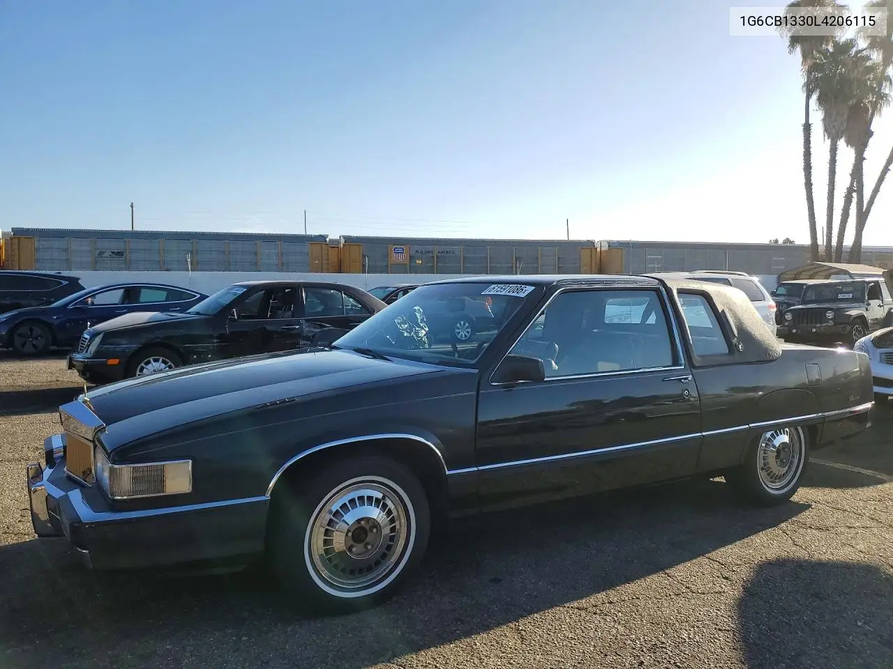 1990 Cadillac Fleetwood VIN: 1G6CB1330L4206115 Lot: 61591086