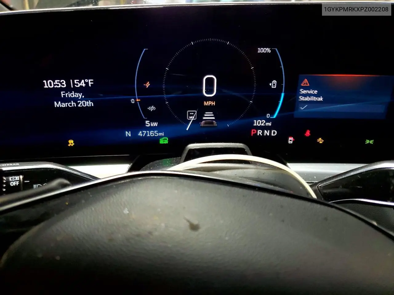 2023 Cadillac Lyriq Luxury VIN: 1GYKPMRKXPZ002208 Lot: 47062486