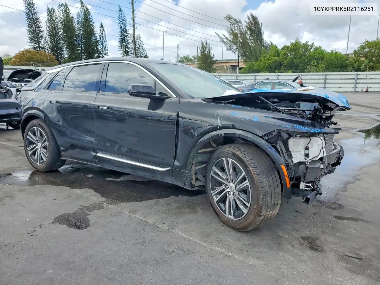 2024 Cadillac Lyriq Luxury VIN: 1GYKPPRK5RZ116251 Lot: 48282186