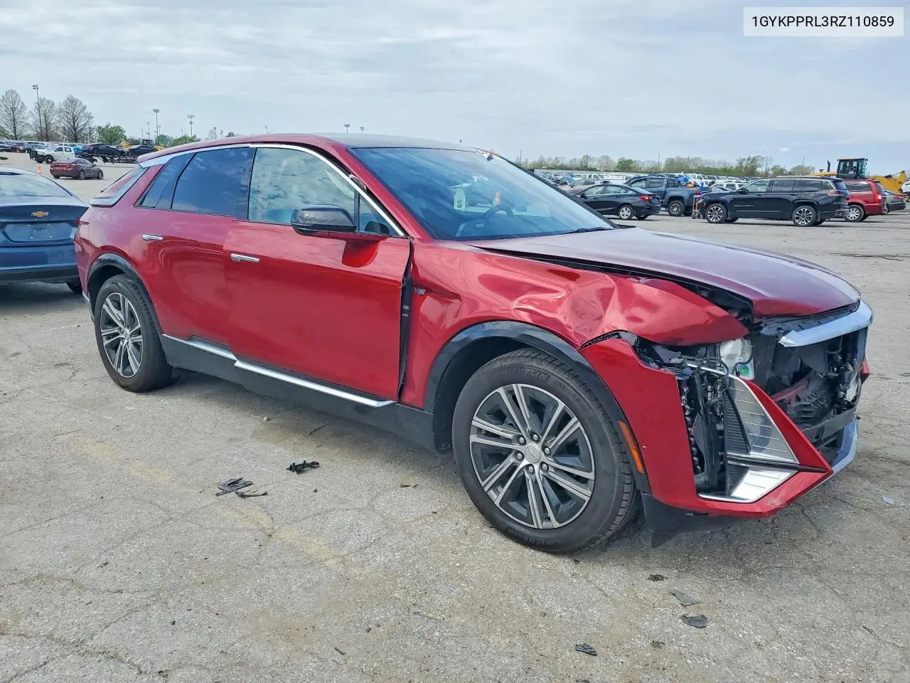 2024 Cadillac Lyriq Luxury VIN: 1GYKPPRL3RZ110859 Lot: 49044376