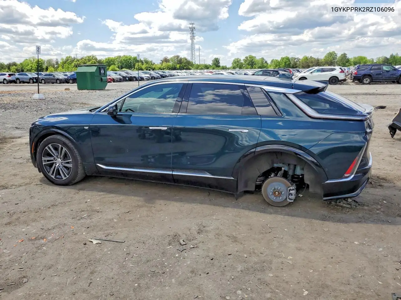 2024 Cadillac Lyriq Luxury VIN: 1GYKPPRK2RZ106096 Lot: 51700146