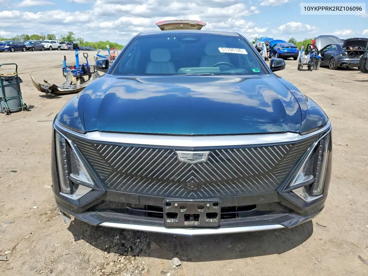 2024 Cadillac Lyriq Luxury VIN: 1GYKPPRK2RZ106096 Lot: 51700146