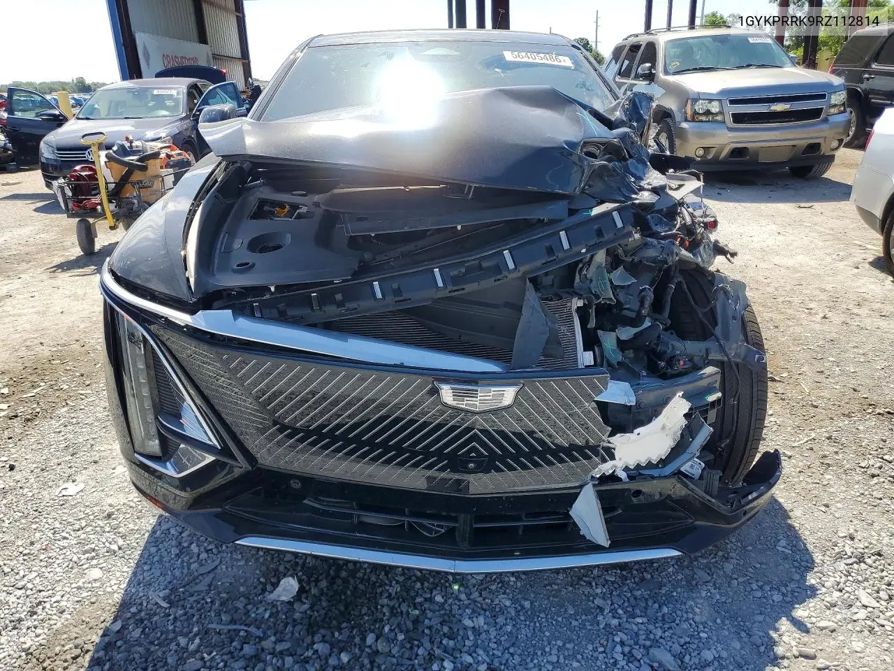 2024 Cadillac Lyriq Luxury VIN: 1GYKPRRK9RZ112814 Lot: 56405486