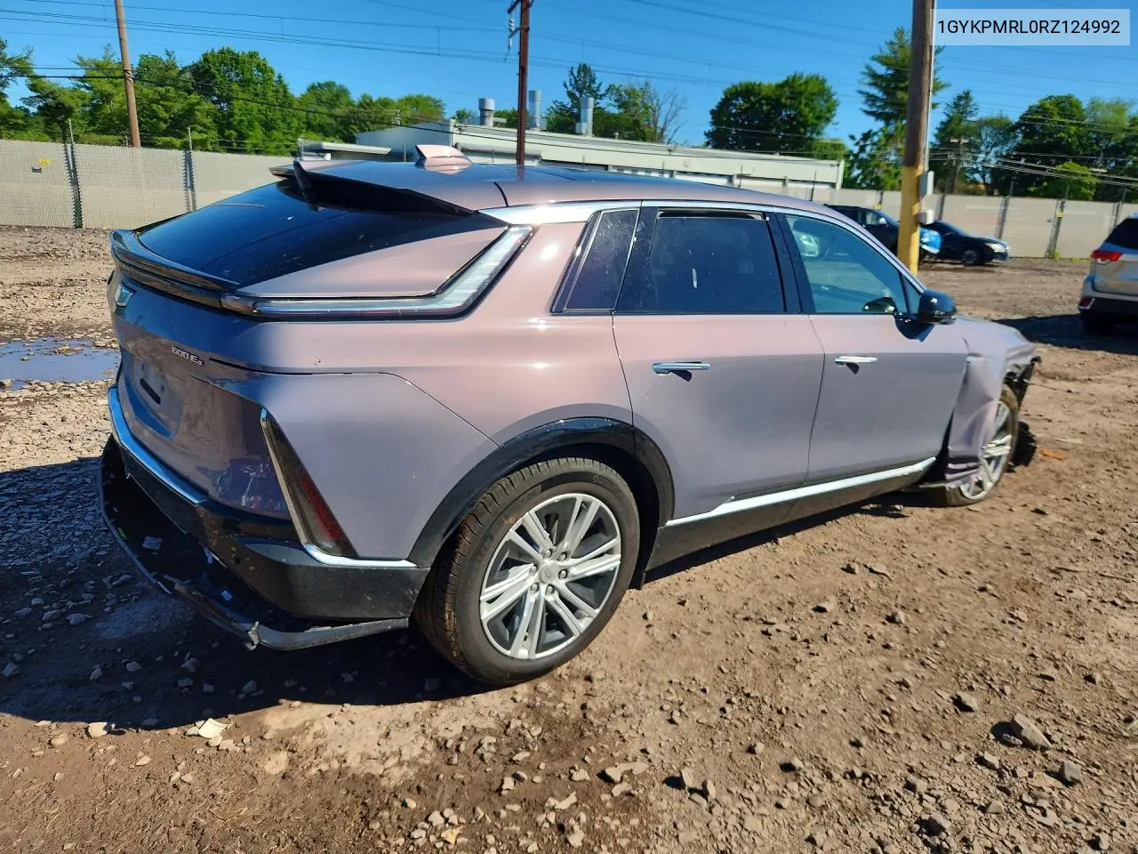 2024 Cadillac Lyriq Tech VIN: 1GYKPMRL0RZ124992 Lot: 56749306
