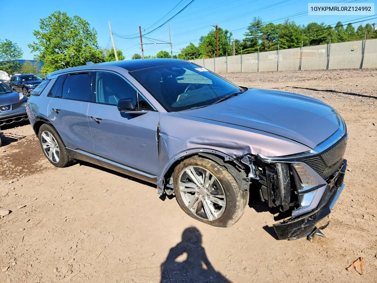 2024 Cadillac Lyriq Tech VIN: 1GYKPMRL0RZ124992 Lot: 56749306