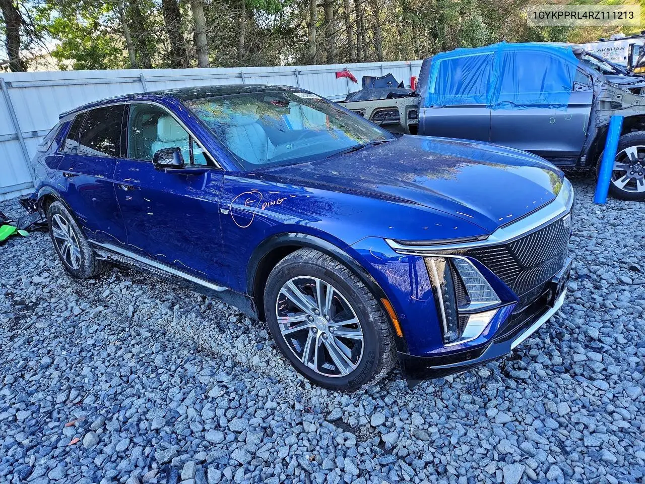 2024 Cadillac Lyriq Luxury VIN: 1GYKPPRL4RZ111213 Lot: 57319976