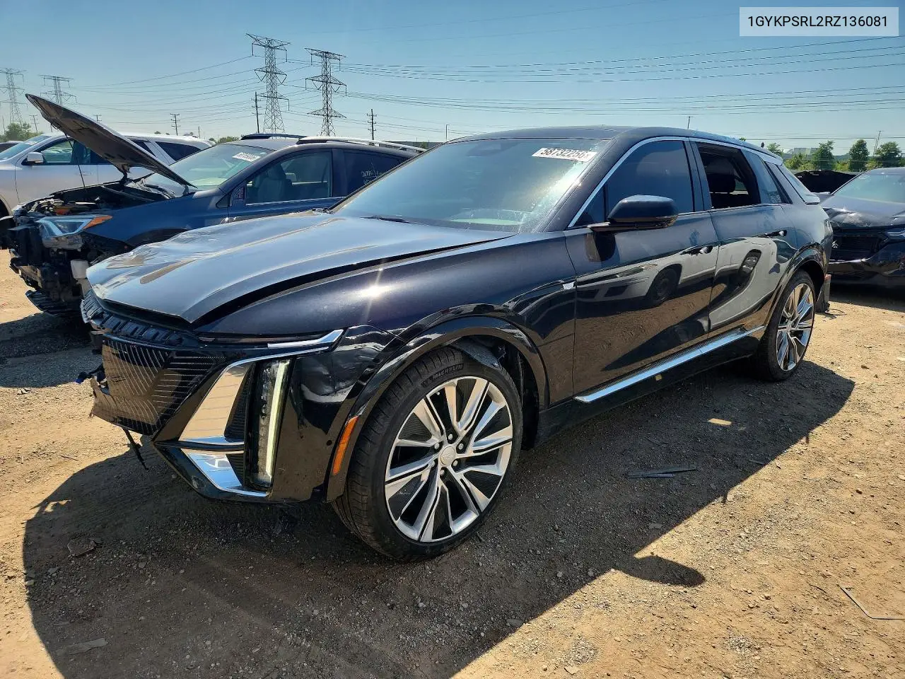 2024 Cadillac Lyriq Luxury VIN: 1GYKPSRL2RZ136081 Lot: 58732256