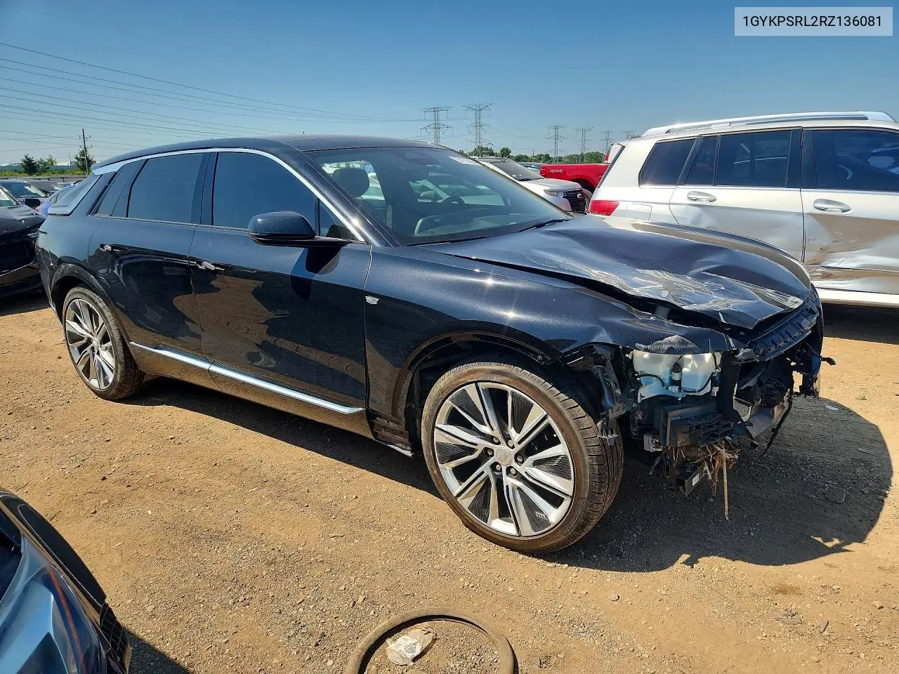 2024 Cadillac Lyriq Luxury VIN: 1GYKPSRL2RZ136081 Lot: 58732256