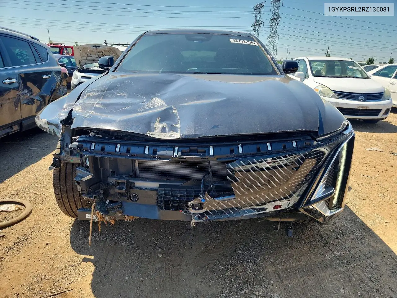 2024 Cadillac Lyriq Luxury VIN: 1GYKPSRL2RZ136081 Lot: 58732256