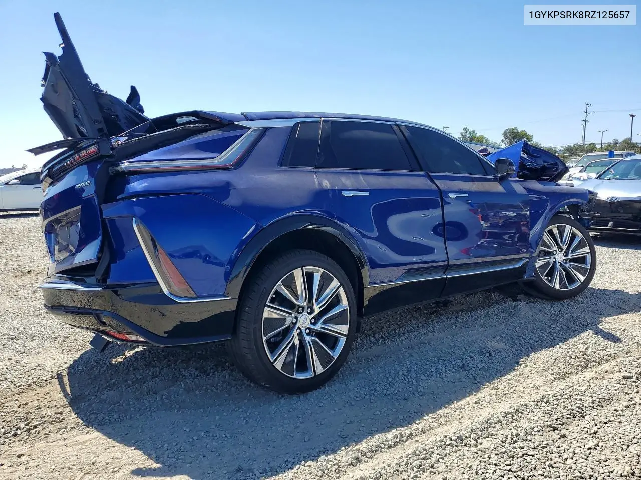 2024 Cadillac Lyriq Luxury VIN: 1GYKPSRK8RZ125657 Lot: 59018766