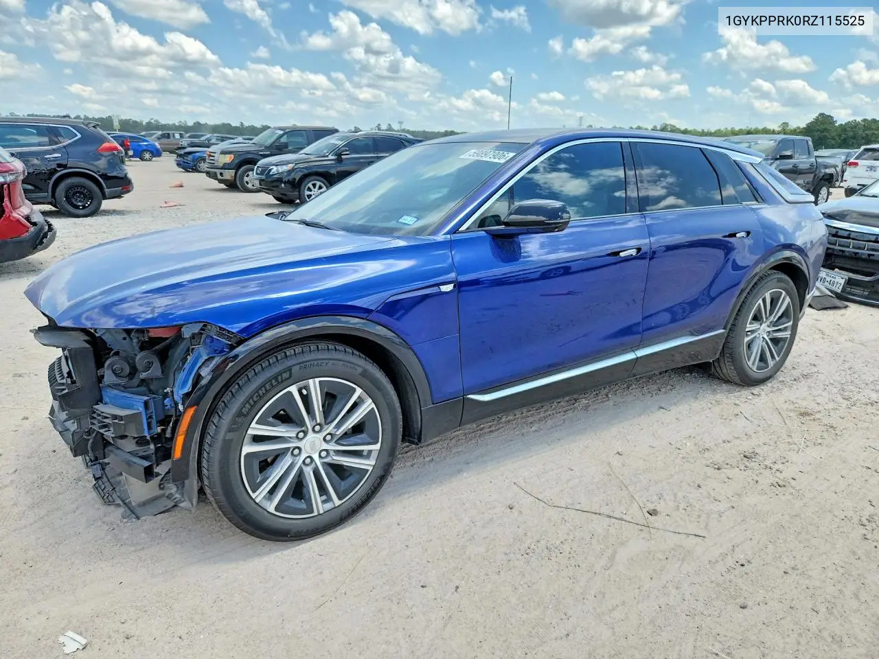 2024 Cadillac Lyriq Luxury VIN: 1GYKPPRK0RZ115525 Lot: 59897906