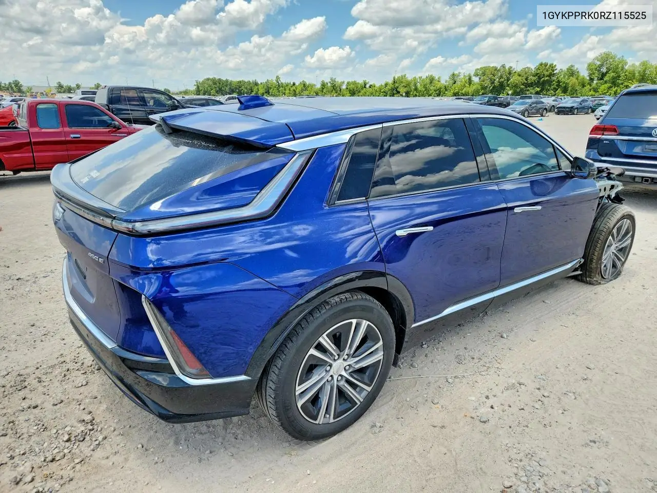 2024 Cadillac Lyriq Luxury VIN: 1GYKPPRK0RZ115525 Lot: 59897906