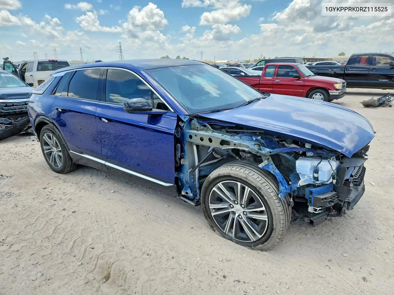 2024 Cadillac Lyriq Luxury VIN: 1GYKPPRK0RZ115525 Lot: 59897906