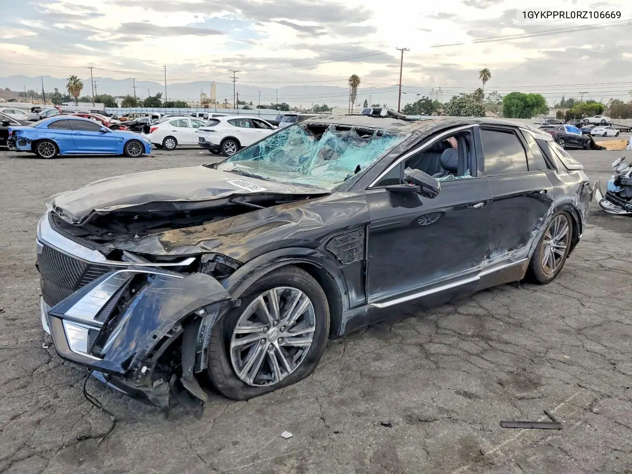 2024 Cadillac Lyriq Luxury VIN: 1GYKPPRL0RZ106669 Lot: 60008786