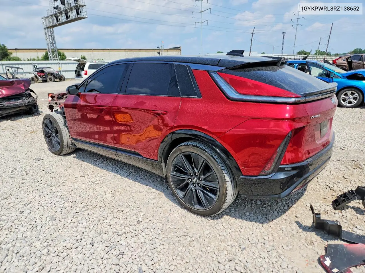2024 Cadillac Lyriq Sport VIN: 1GYKPWRL8RZ138652 Lot: 60167486