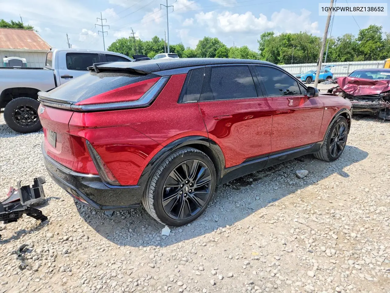 2024 Cadillac Lyriq Sport VIN: 1GYKPWRL8RZ138652 Lot: 60167486
