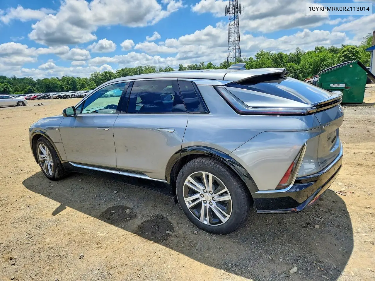 2024 Cadillac Lyriq Tech VIN: 1GYKPMRK0RZ113014 Lot: 60262136