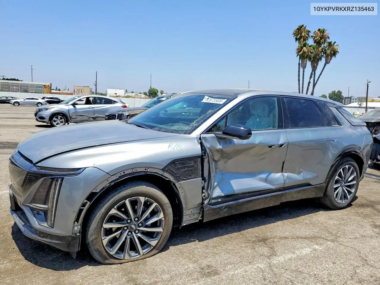 2024 Cadillac Lyriq Sport VIN: 1GYKPVRKXRZ135463 Lot: 60673506