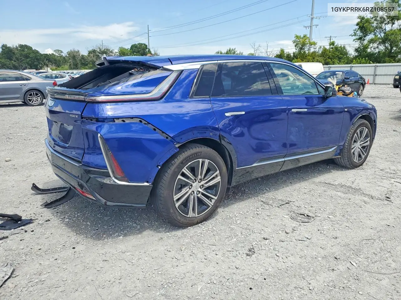 2024 Cadillac Lyriq Luxury VIN: 1GYKPRRK6RZ108557 Lot: 60949676