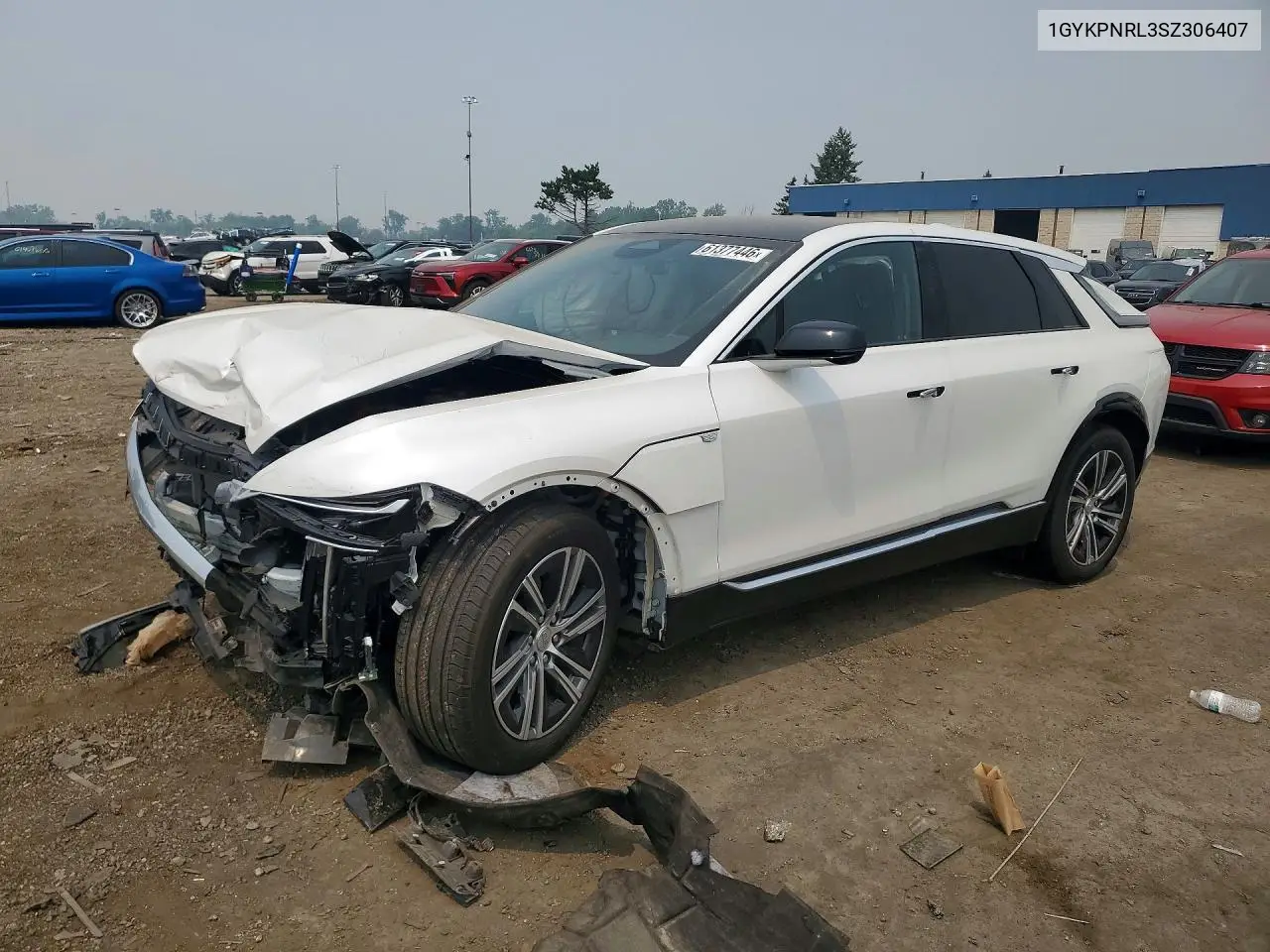 2025 Cadillac Lyriq Luxury VIN: 1GYKPNRL3SZ306407 Lot: 61377446