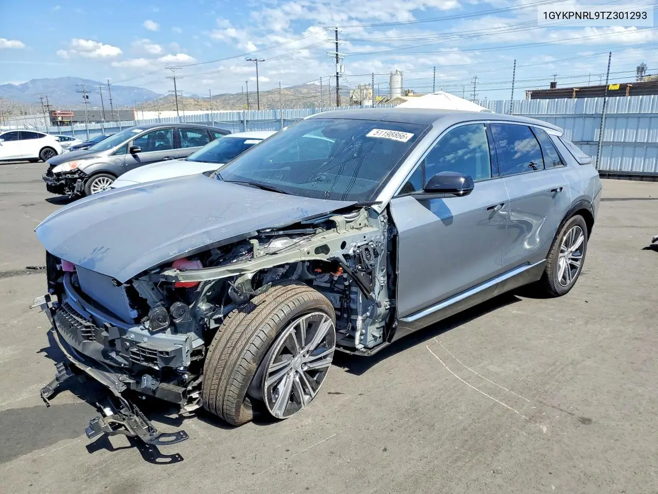 2026 Cadillac Lyriq Luxury VIN: 1GYKPNRL9TZ301293 Lot: 51198866