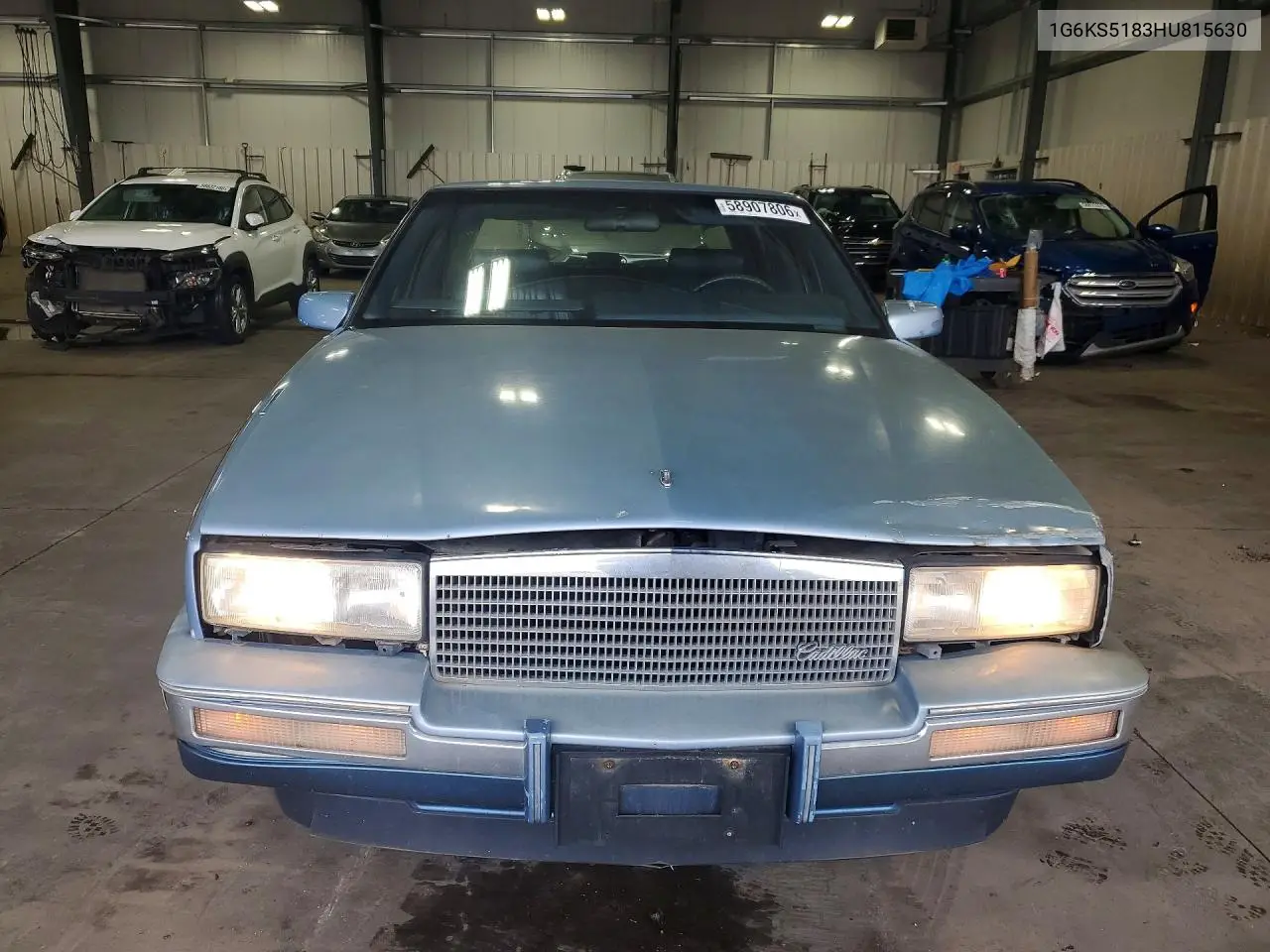 1987 Cadillac Seville VIN: 1G6KS5183HU815630 Lot: 58907806