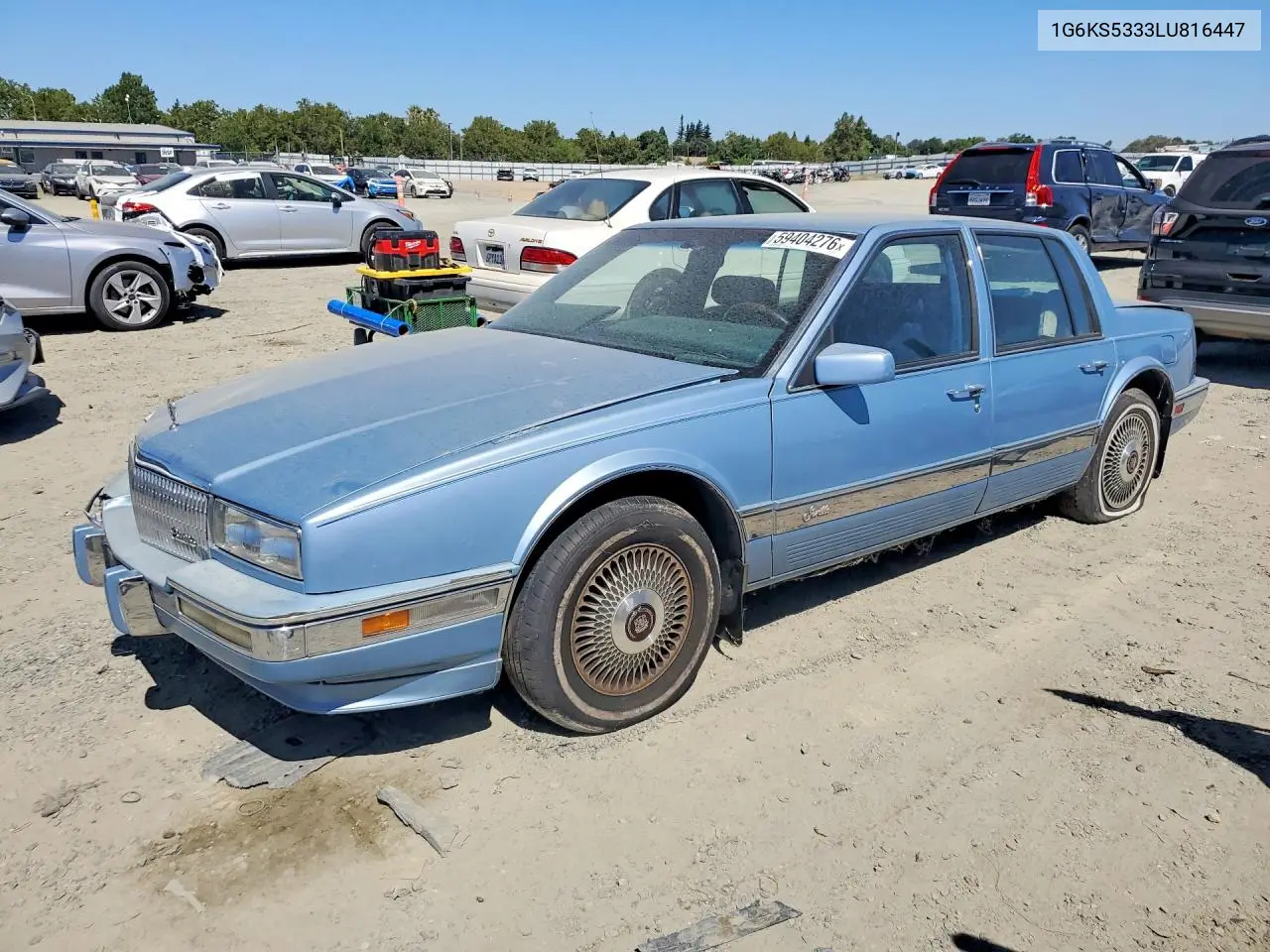 1990 Cadillac Seville VIN: 1G6KS5333LU816447 Lot: 59404276