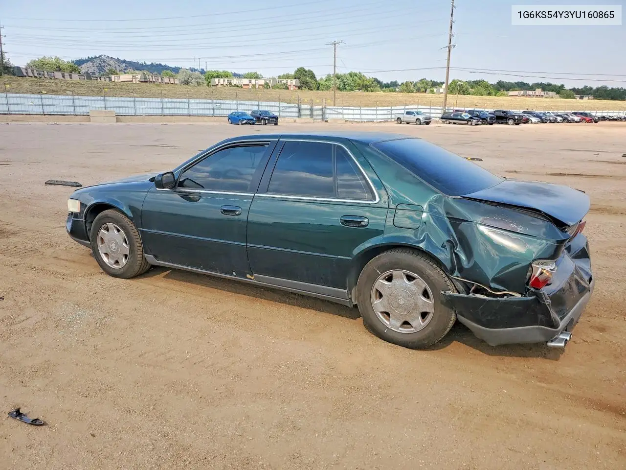2000 Cadillac Seville Sls VIN: 1G6KS54Y3YU160865 Lot: 58039916