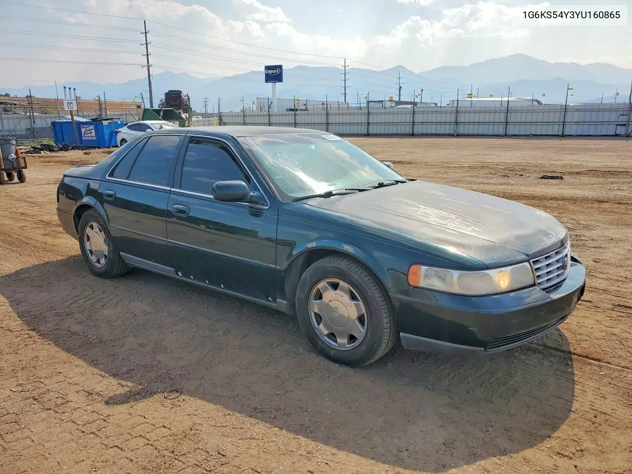 2000 Cadillac Seville Sls VIN: 1G6KS54Y3YU160865 Lot: 58039916