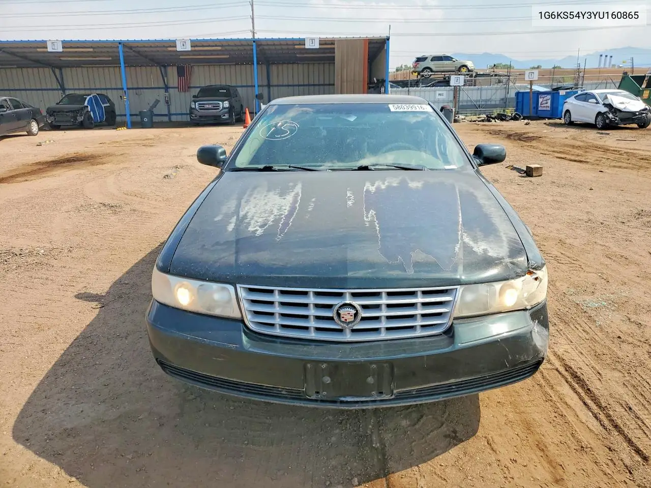 2000 Cadillac Seville Sls VIN: 1G6KS54Y3YU160865 Lot: 58039916