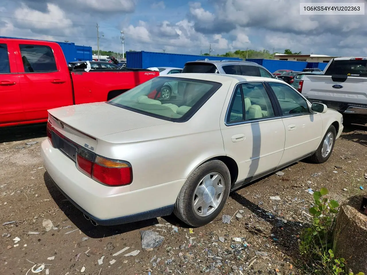 2000 Cadillac Seville Sls VIN: 1G6KS54Y4YU202363 Lot: 58693766
