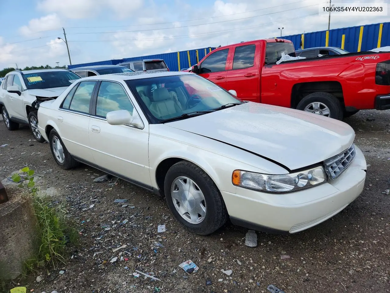 2000 Cadillac Seville Sls VIN: 1G6KS54Y4YU202363 Lot: 58693766