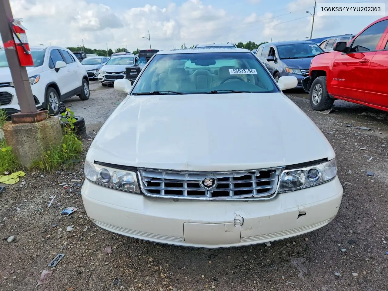 2000 Cadillac Seville Sls VIN: 1G6KS54Y4YU202363 Lot: 58693766