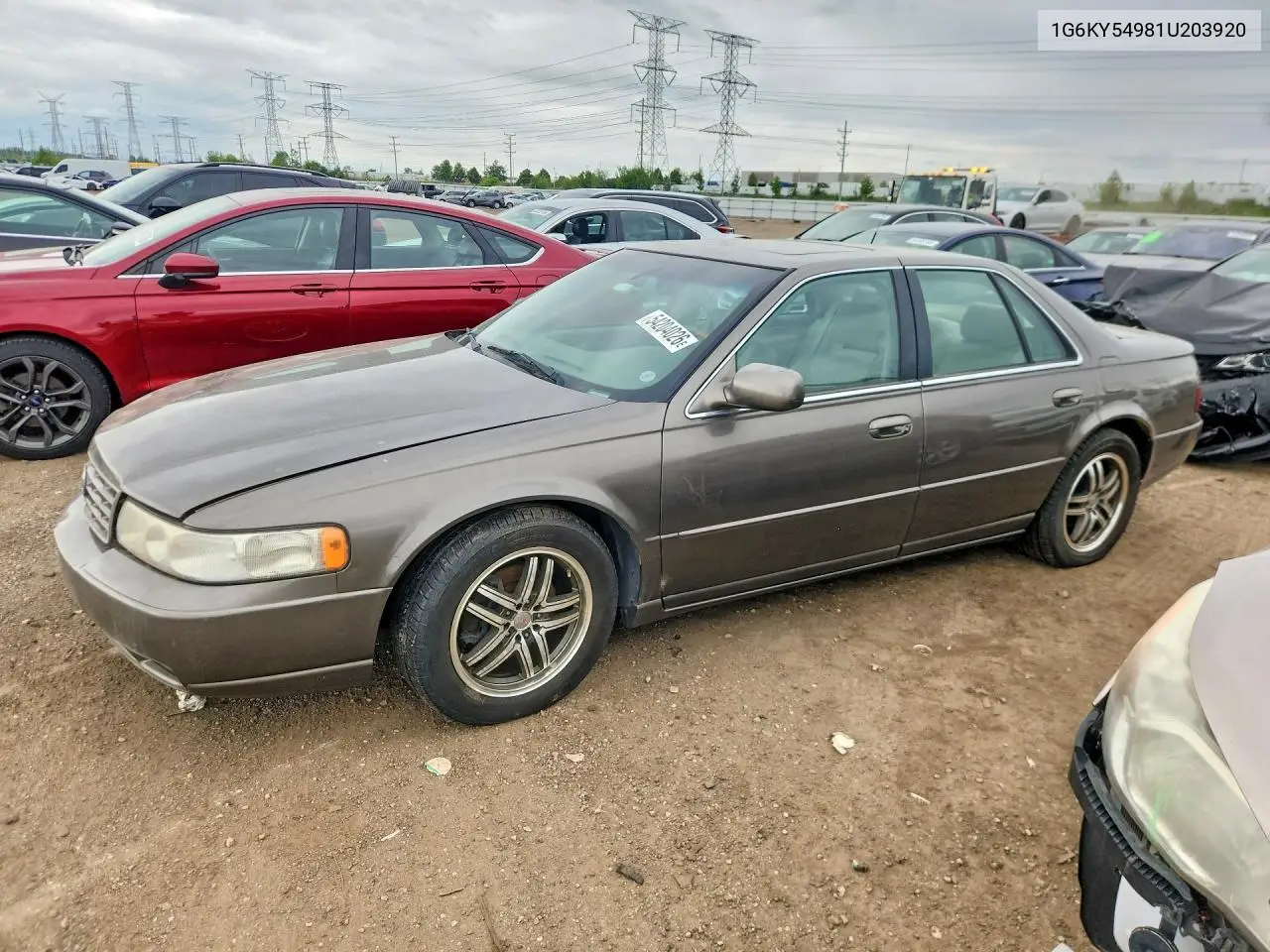 2001 Cadillac Seville Sts VIN: 1G6KY54981U203920 Lot: 54204026