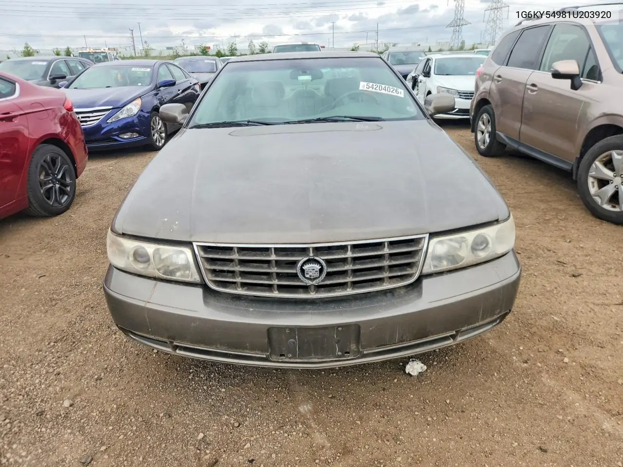 2001 Cadillac Seville Sts VIN: 1G6KY54981U203920 Lot: 54204026