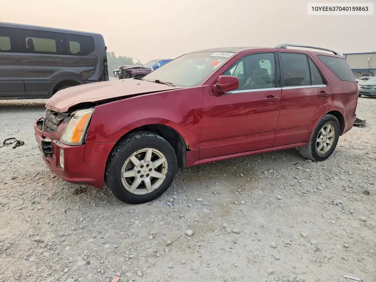 2004 Cadillac Srx VIN: 1GYEE637040159863 Lot: 61190416