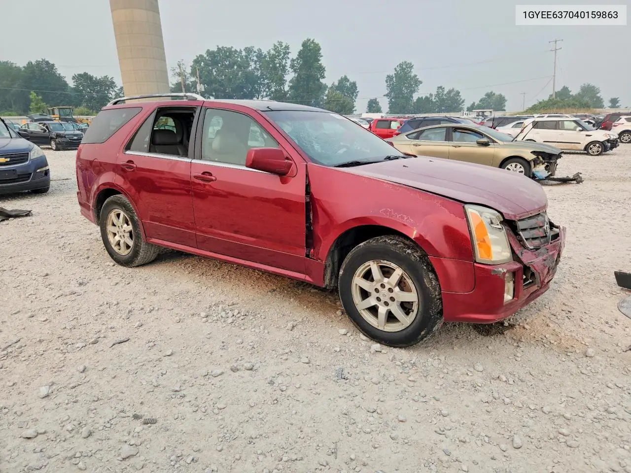 2004 Cadillac Srx VIN: 1GYEE637040159863 Lot: 61190416