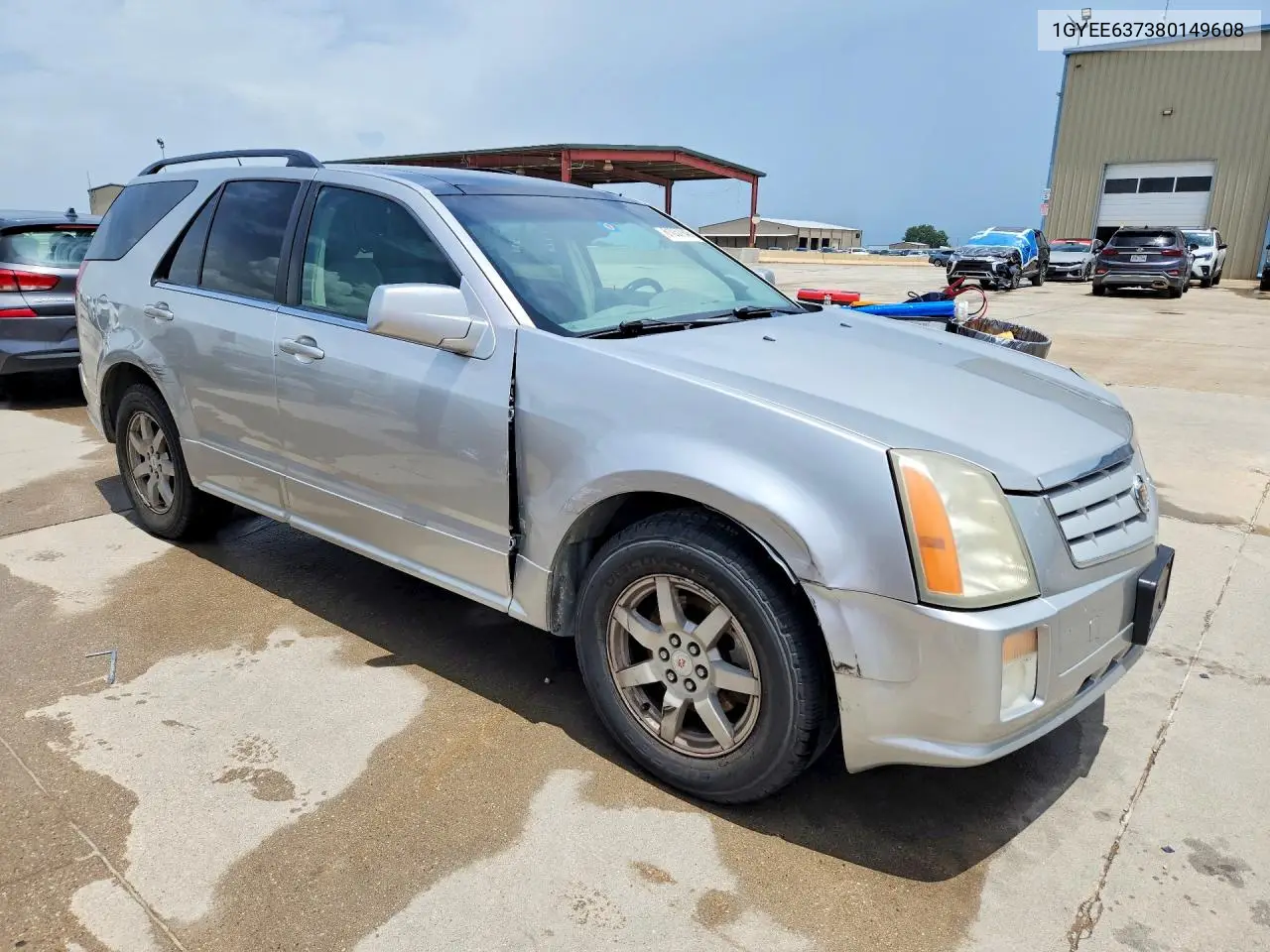2008 Cadillac Srx VIN: 1GYEE637380149608 Lot: 61037946