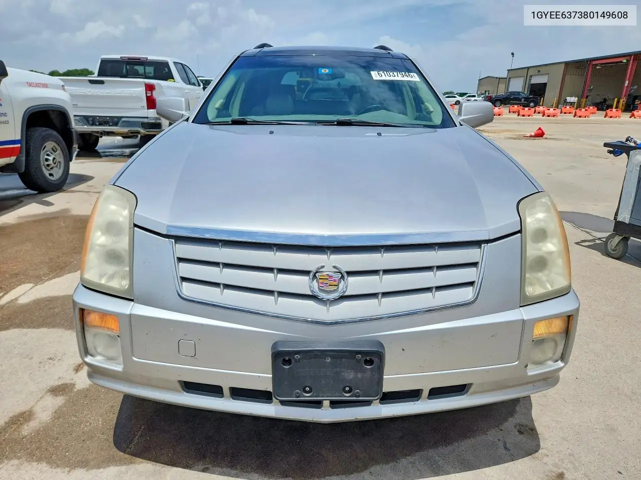 2008 Cadillac Srx VIN: 1GYEE637380149608 Lot: 61037946