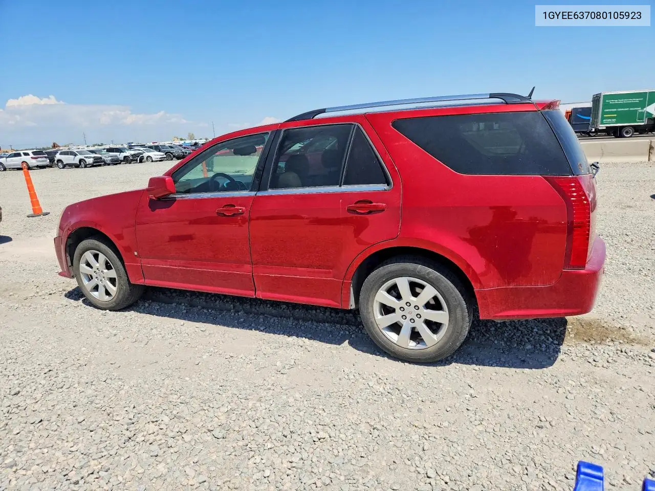 2008 Cadillac Srx VIN: 1GYEE637080105923 Lot: 61467636